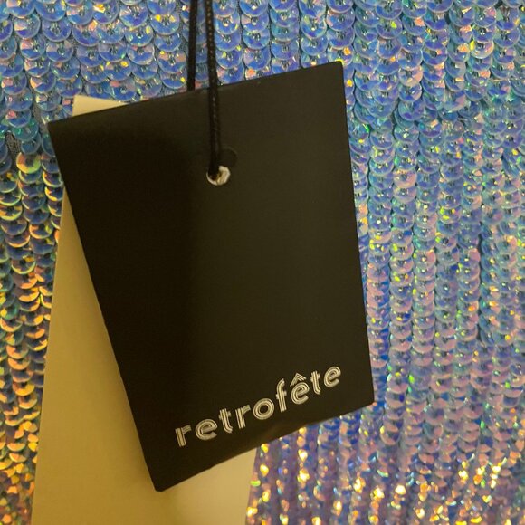 RETROFETE KATYA SEQUIN DRESS - Picture 8 of 11